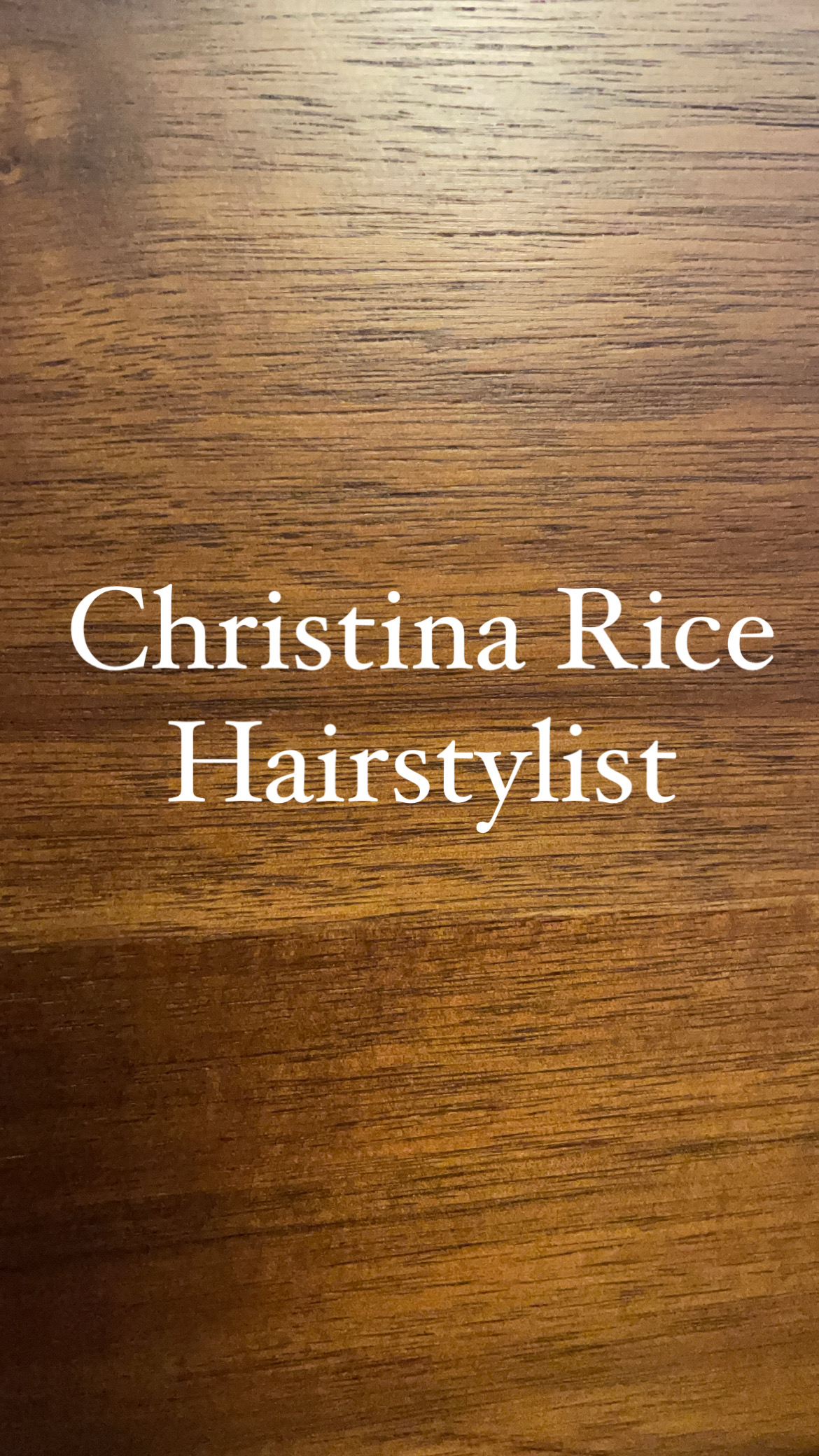 Christina Rice Hairstylist LLC