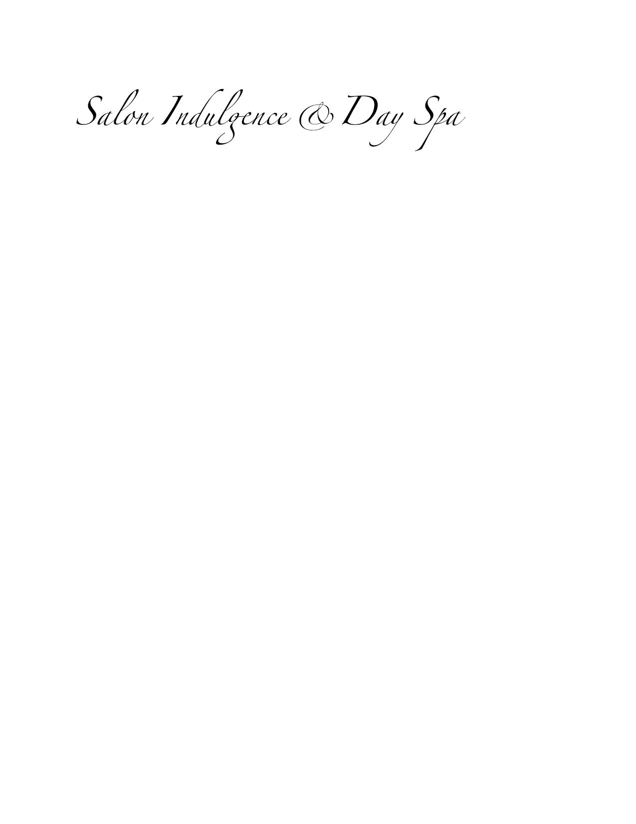 Salon Indulgence And Day Spa