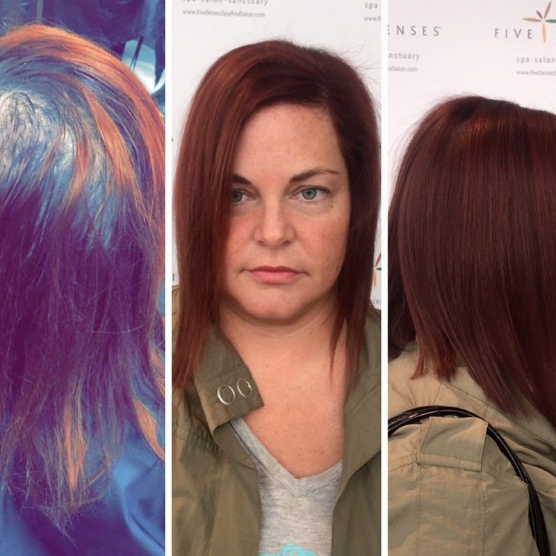 Jailyn changed this box color to a red/violet color and added an angled cut!