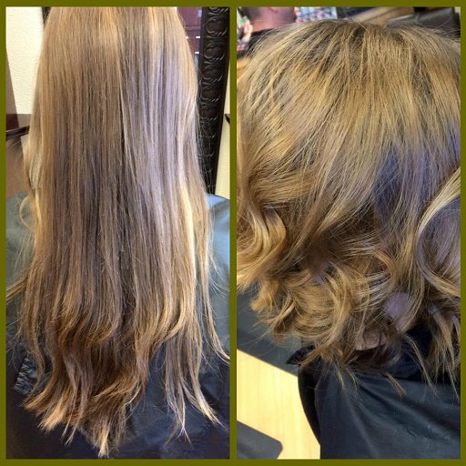 Hair donation of 10 inches for Children With Hairloss!