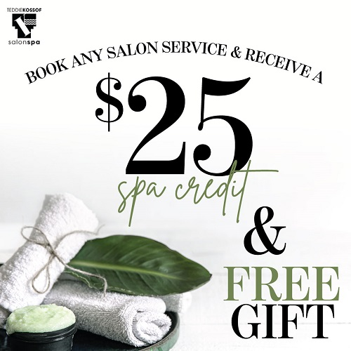 Book Salon Service, Get $25 Spa Credit