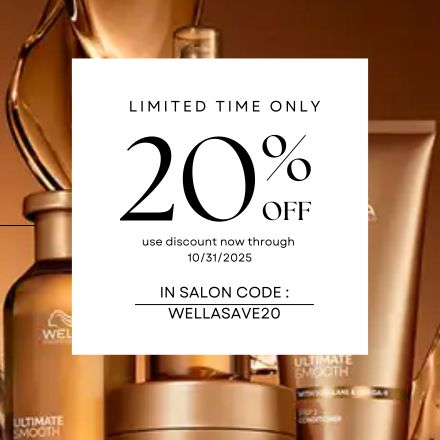 WELLA HAIR CARE 20% OFF DISCOUNT