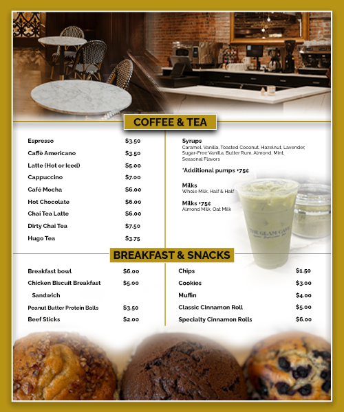 Cafe Menu 2