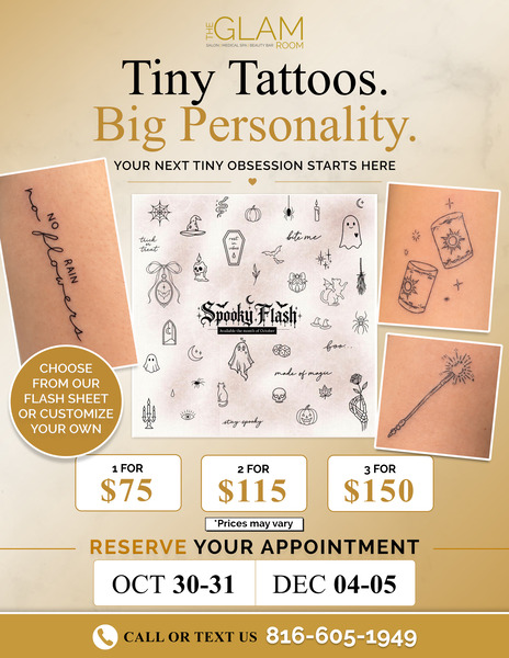 Tiny Tattoos. Big Personality.